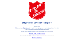Desktop Screenshot of ejercitodesalvacion.org